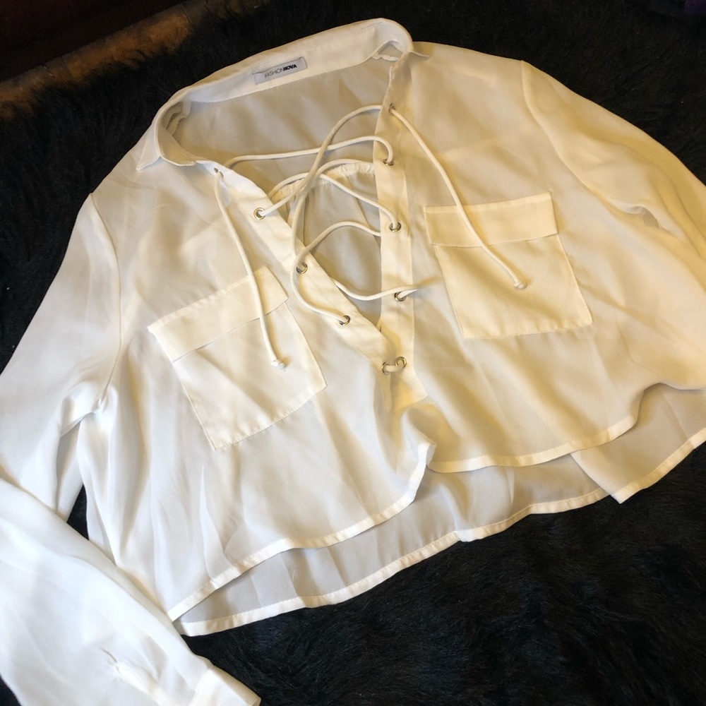 Fashion Nova Flowy Crop Top